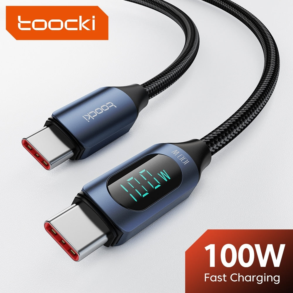 Toocki 100W Display USB C Cables
