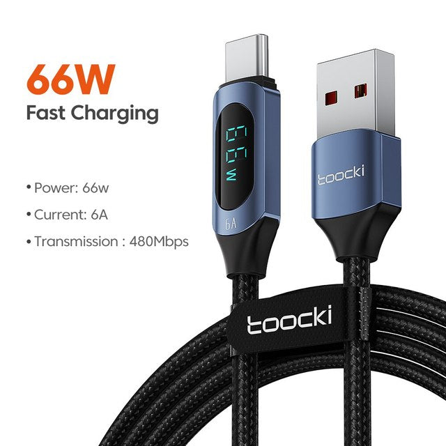 Toocki 100W Display USB C Cables